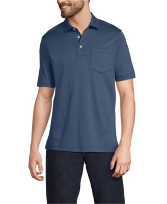 Men's Short Sleeve Cotton Supima Polo Shirt with Pocket