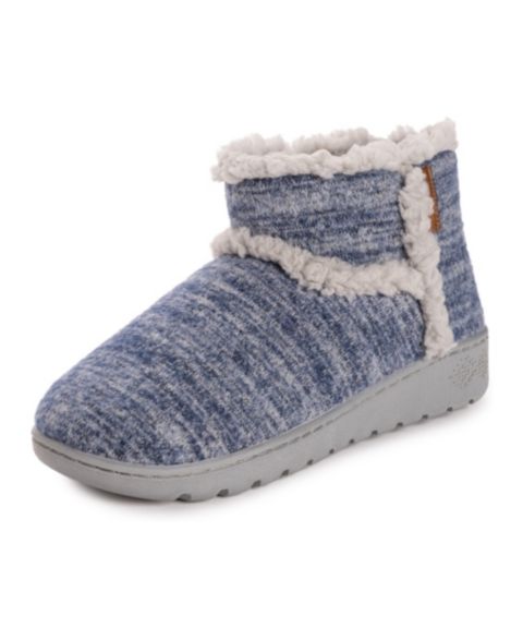 Женские ботинки MUK LUKS Aubree Bootie, цвет: Меланжевый синий