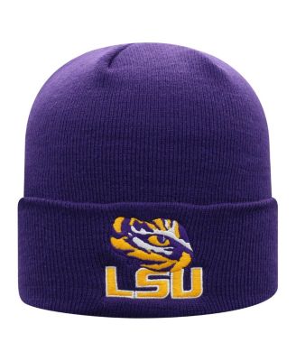 Top of the World - Men's Purple LSU Tigers Logo Cuffed Knit Hat