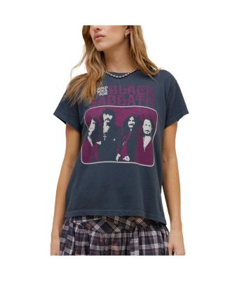 Women's Charcoal Black Sabbath Tour Graphic T-Shirt