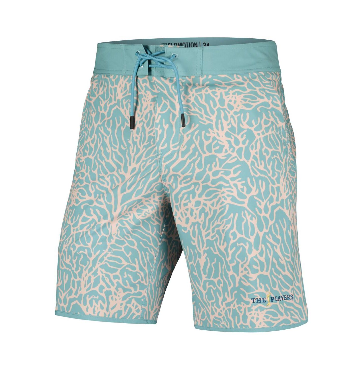Мужские шорты Flomotion Blue the Players Coral Reef Board Shorts — фото 3