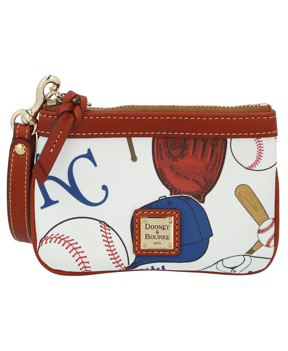 Dooney & Bourke Kansas City Royals Gameday Suki Crossbody With Medium Wristlet Handbag In White