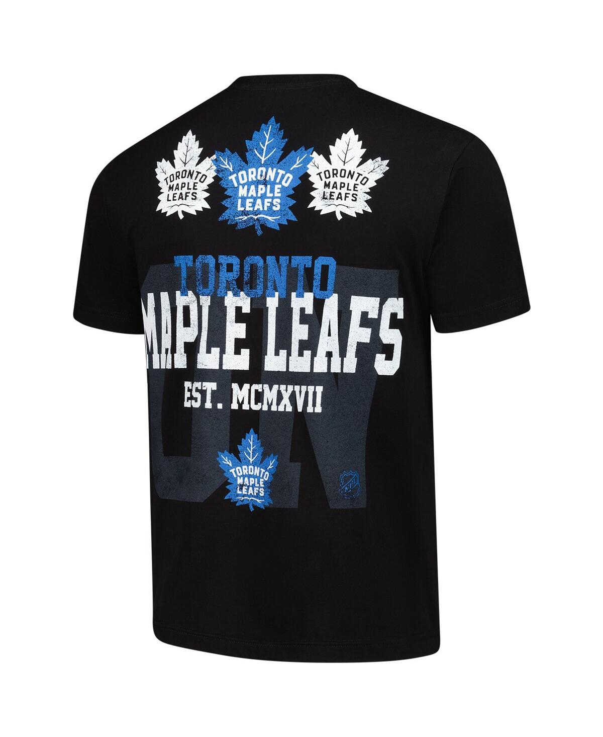 Mitchell & Ness Men's Black Toronto Maple Leaf's Home T-shirt In Black