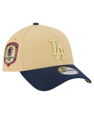 New Era - Men's Gold/Navy Los Angeles Dodgers x LA 84 9FORTY Adjustable Hat