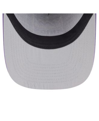 Men's Black Sacramento Kings Vintage Team Rope A-Frame 9FIFTY Snapback Hat