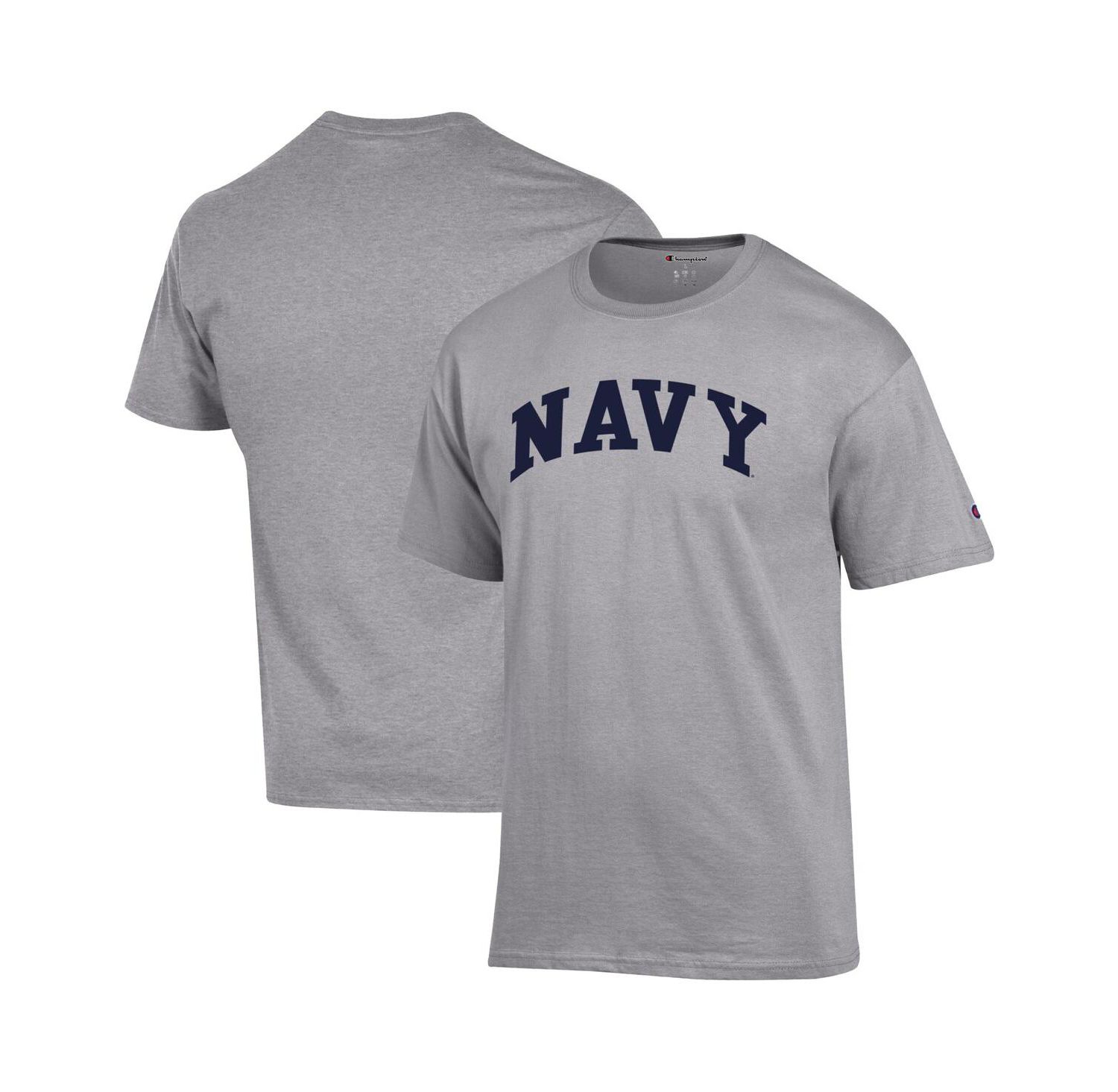 Men's Navy Navy Midshipmen Basic Arch T-Shirt