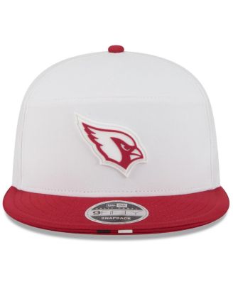 Men's White/Cardinal Arizona Cardinals 2025 NFL Training Camp Split Panel 9FIFTY Snapback Hat