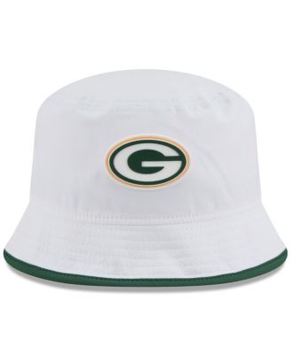Men's White Green Bay Packers 2025 NFL Training Camp Stretch Bucket Hat