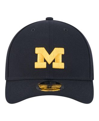 Men's Navy Michigan Wolverines Team Collective 9FORTY M-Crown Adjustable Hat