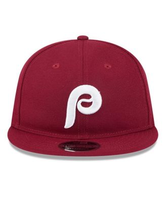 Men's Maroon Philadelphia Phillies Baseball Hall of Fame Retro Crown 9FIFTY Adjustable Hat