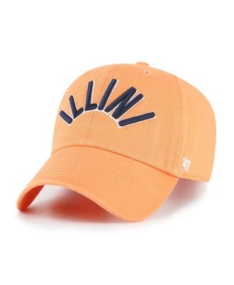 '47 Brand - Men's Orange Illinois Fighting Illini Vault clean up Adjustable Hat