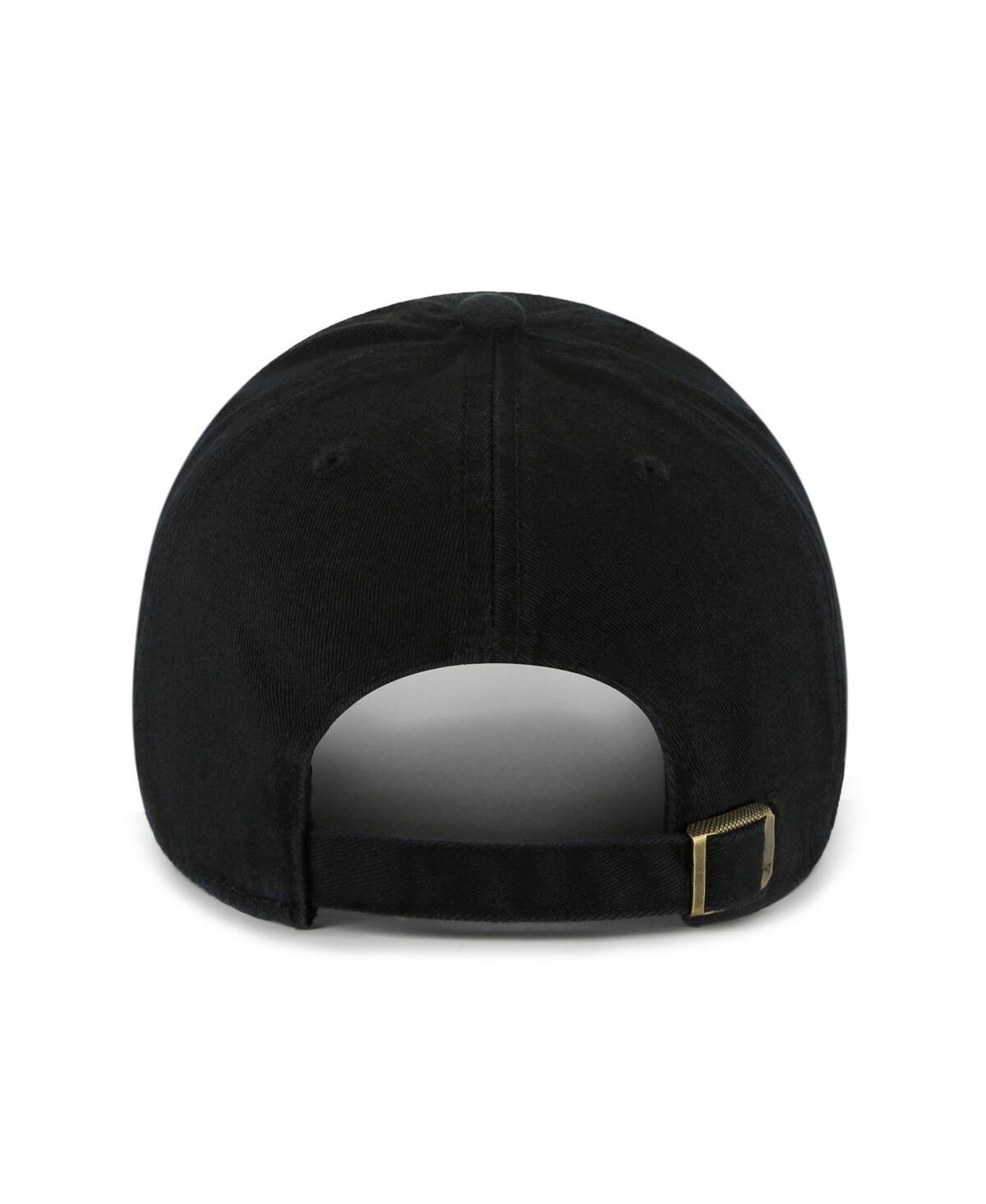 '47 Brand Men's Black Boston College Eagles Clean Up Adjustable Hat