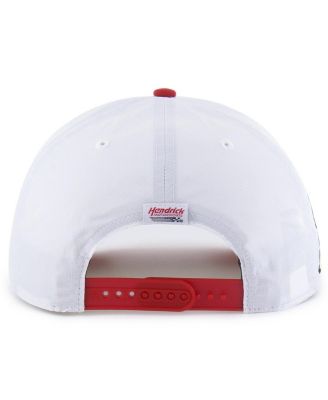 Men's White/Red William Byron Brrr Axalta Rope Hitch Adjustable Hat