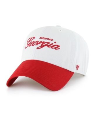 Men's White Georgia Bulldogs Contemporary Basics Foundation Clean Up Adjustable Hat