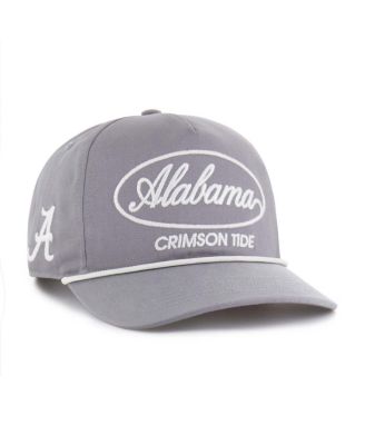 '47 Brand - Men's Gray Alabama Crimson Tide Contemporary Basics Foundational Rope Hitch Adjustable Hat