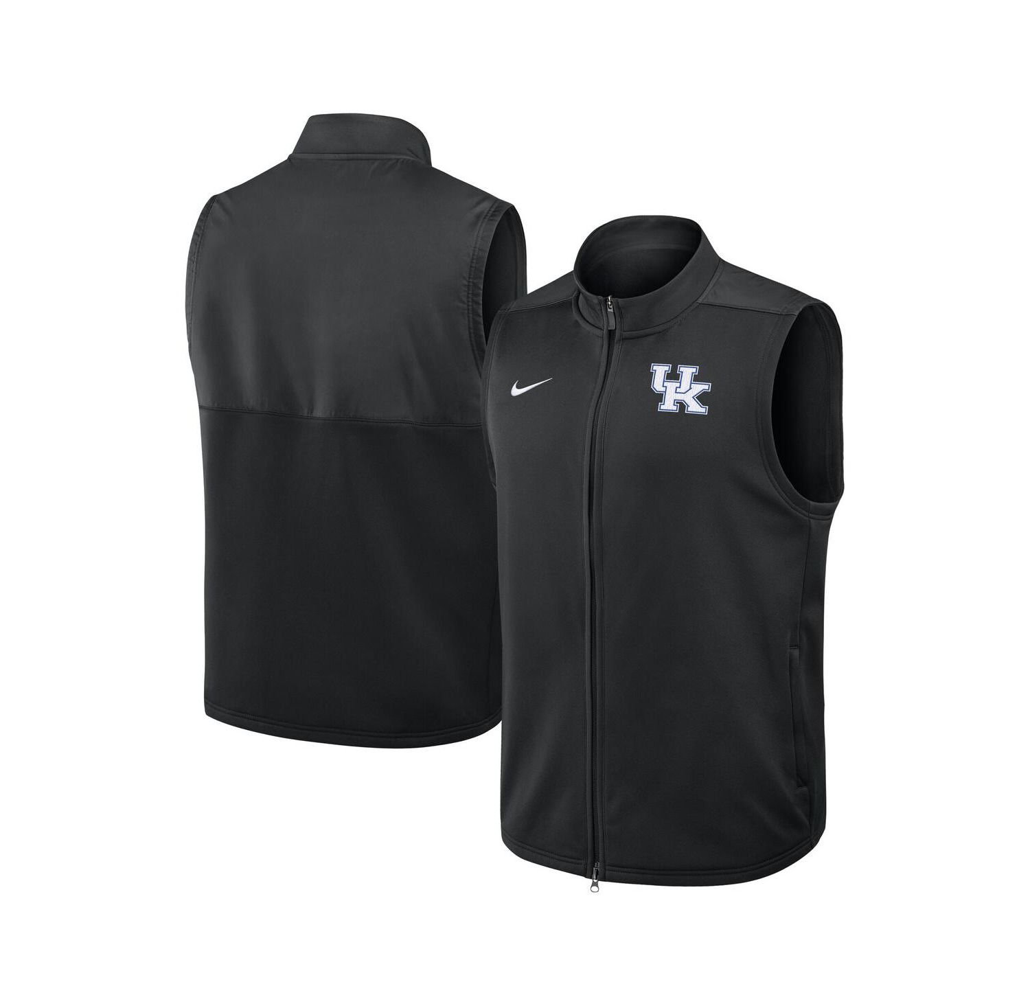 Men's Black Kentucky Wildcats Primetime Victory Performance Full-Zip Vest