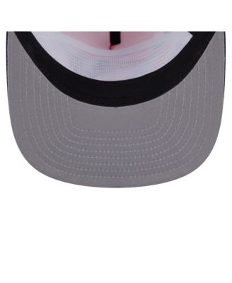 Men's Red/Navy New England Patriots Throwback Dye Golfer Snapback Hat