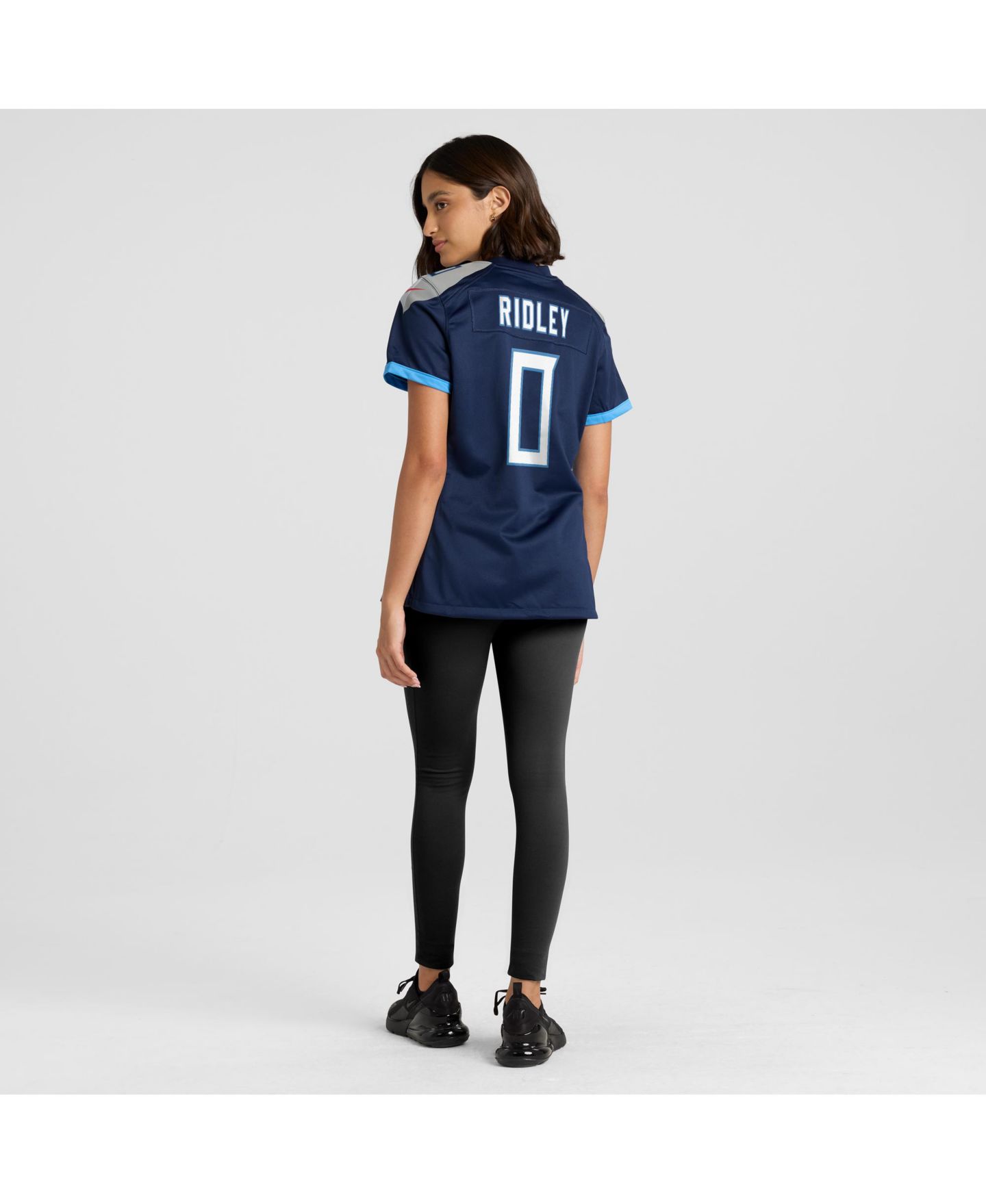 Женский топ Nike Calvin Ridley Navy Tennessee Titans Game Player Jersey — фото 3