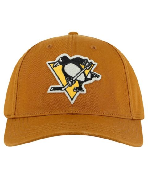 Мужская кепка American Needle Tan Pittsburgh Penguins Hepcat Washed Twill Adjustable Hat