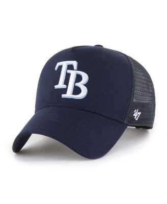 '47 Brand - Men's Navy Tampa Bay Rays Ballpark Offside Adjustable Trucker Hat
