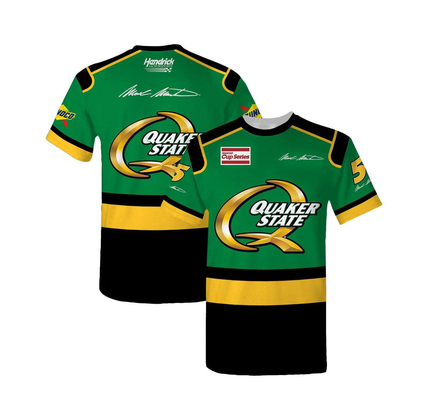 Men's Green Mark Martin Quaker State Legend Uniform T-Shirt
