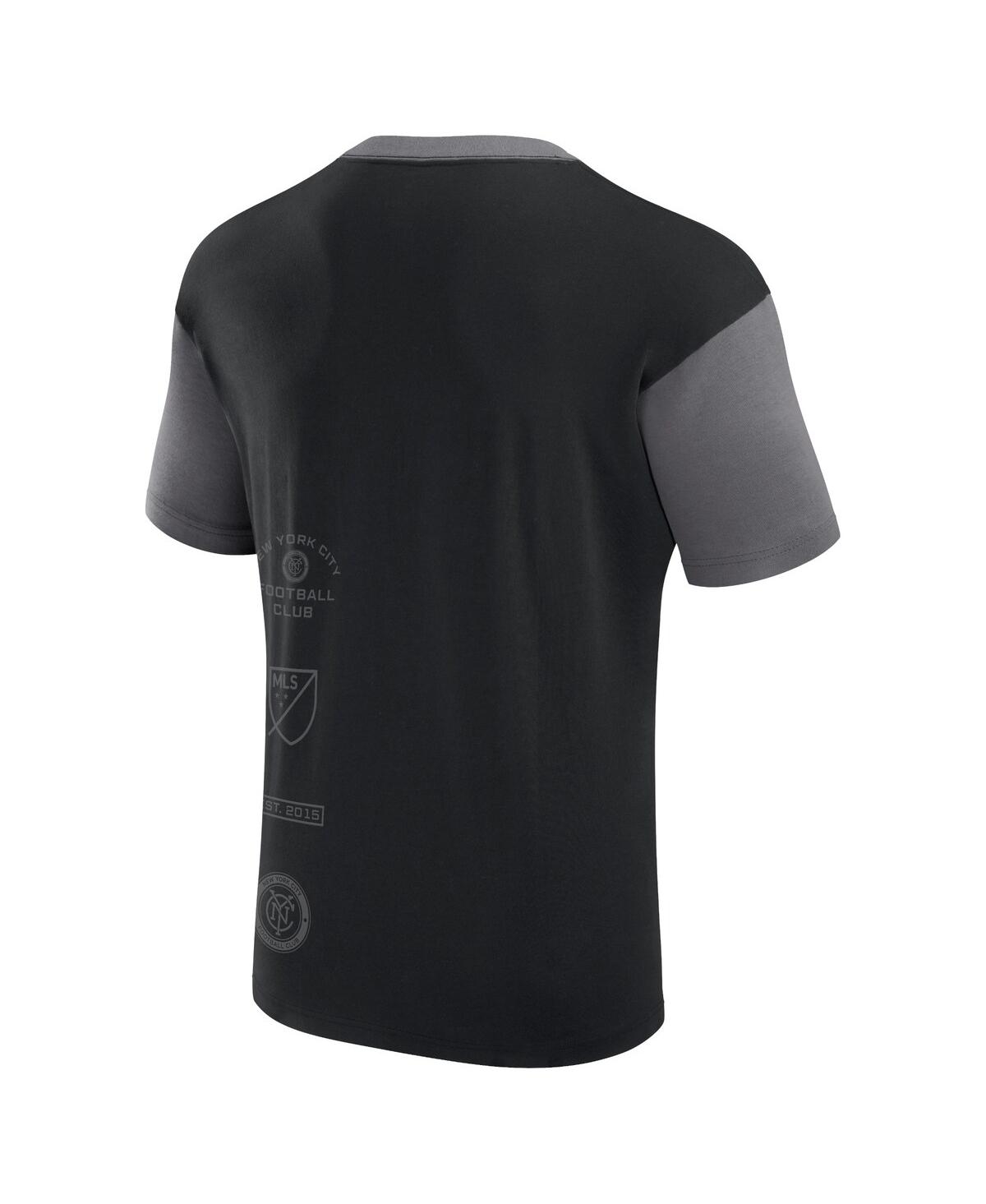 Fanatics Men's Black New York City Fc Recovery T-shirt In Black