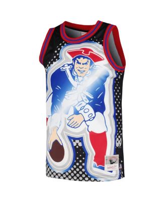 Men's Black New England Patriots Big Face 7.0 Fashion Tank Top