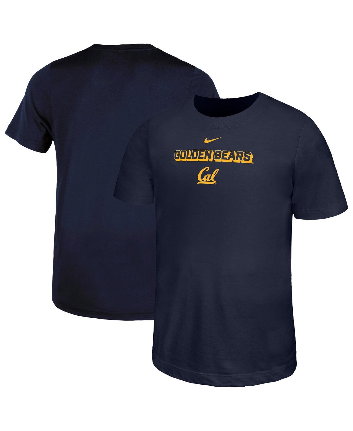 Nike Baby Boys And Girls Navy Cal Bears Legend Performance T-shirt In Black