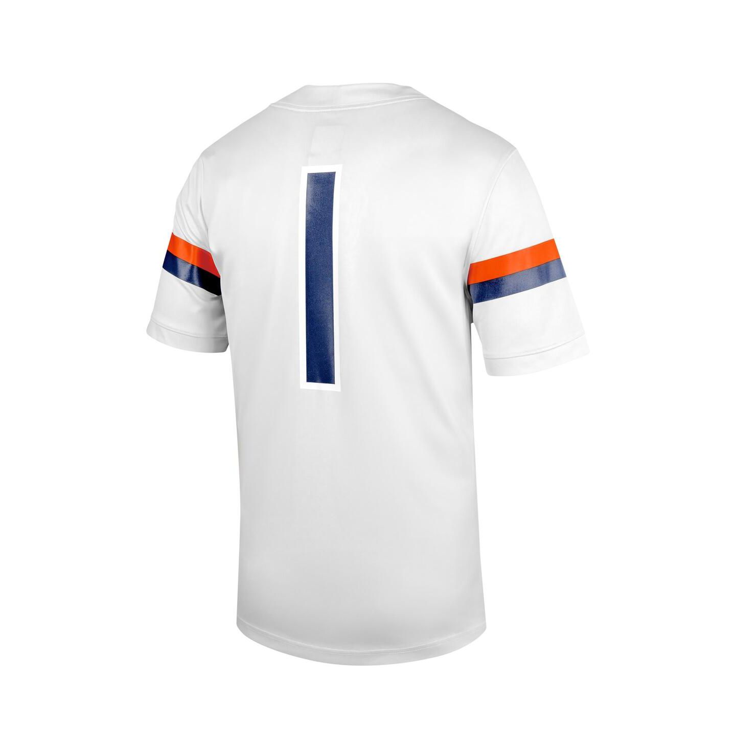 Мужской топ Nike 1 White Virginia Cavaliers Untouchable Football Jersey — фото 2