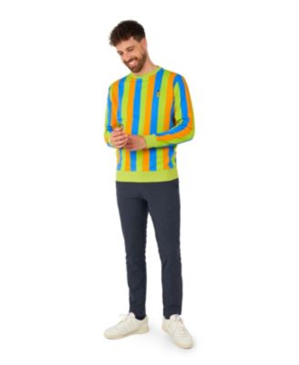 Men's Sweater - Official Sesame Street Sweatshirt - Bert - Multicolor