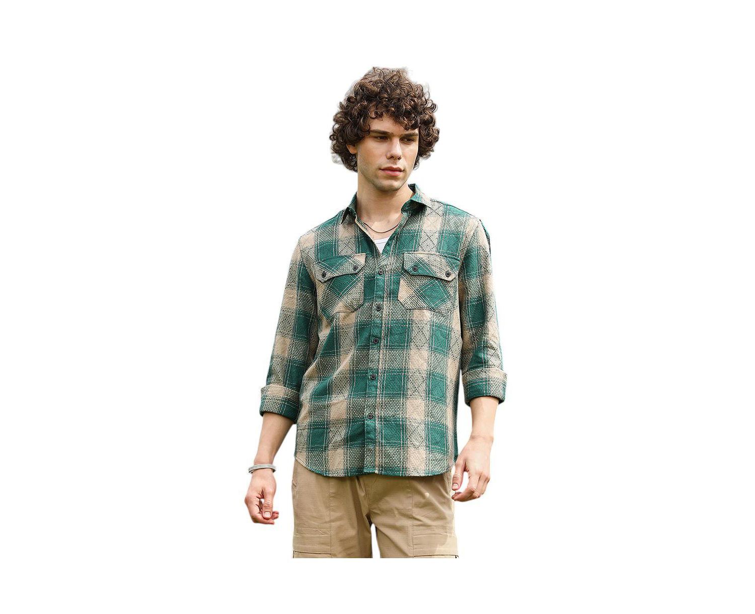 Men's Buffalo Check Utility Shirt