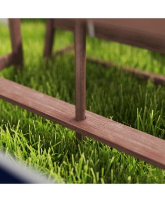 Kids Picnic Table, Wooden Table & Bench Set w Cushions, Umbrella,