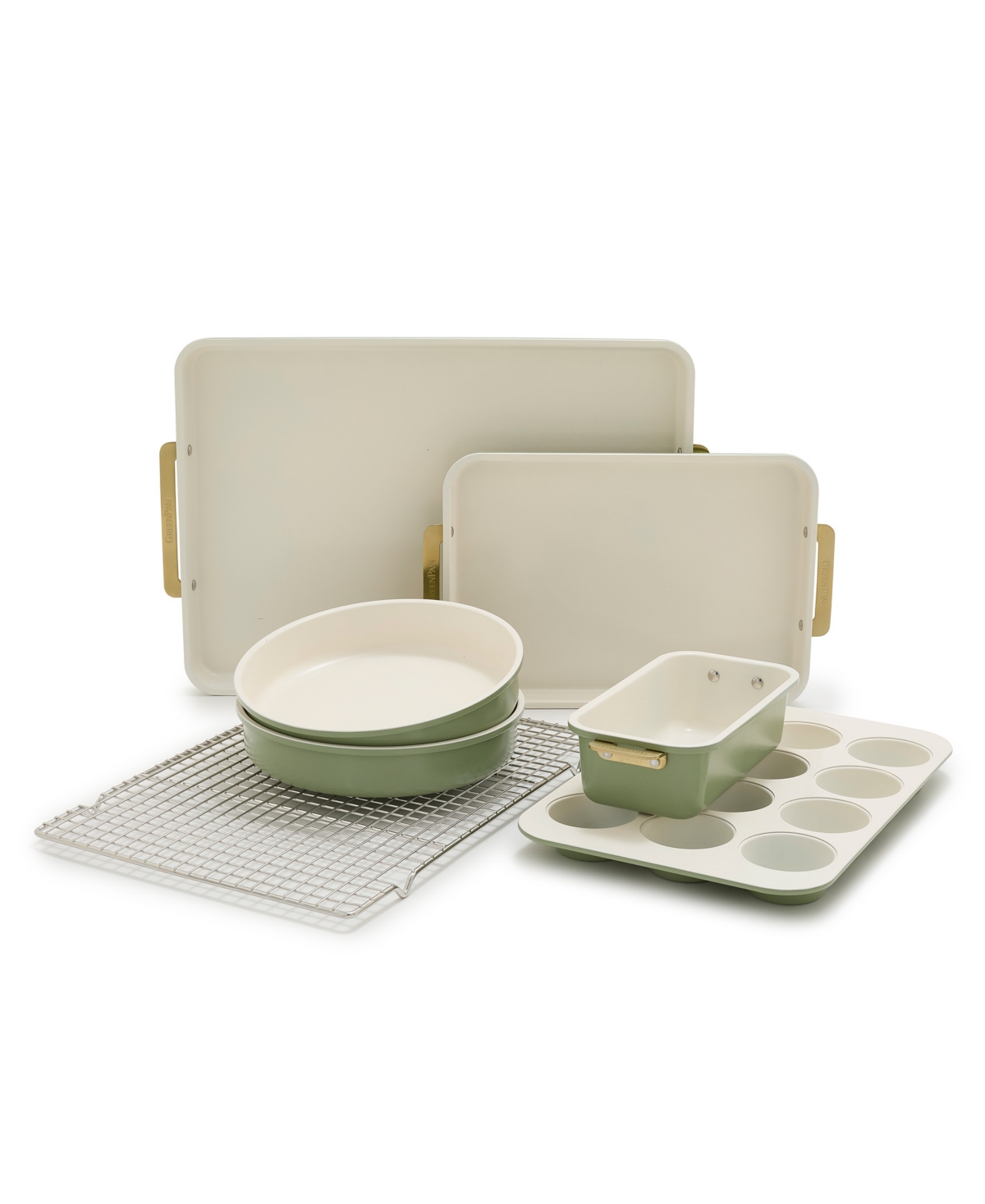 Greenpan Reserve Healthy Ceramic Nonstick 7-pc. Bakeware Set In Green