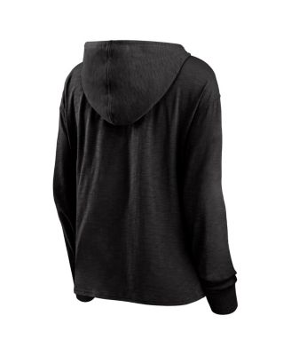 Women's Heather Black Ottawa Senators True Classic Pullover Hoodie