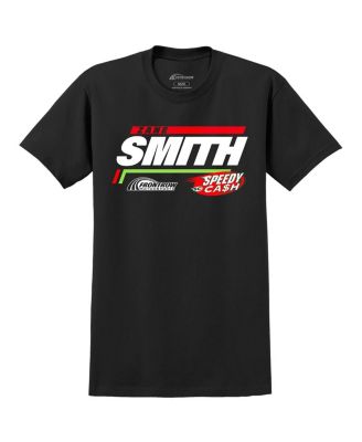 Motorsports Men's Black Zane Smith Speedy Cash Car T-Shirt