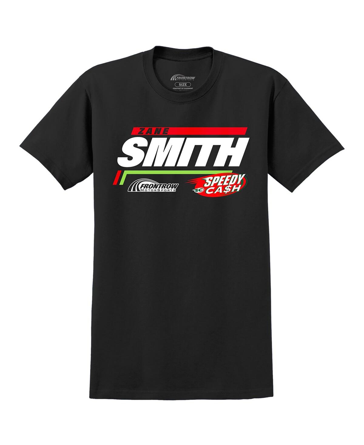 Front Row Motorsports Men's Black Zane Smith Speedy Cash Car T-shirt In Black