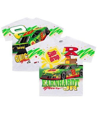 JR Motorsports Official Team Apparel - Men's White Dale Earnhardt Jr. Sun Drop Total Print T-Shirt