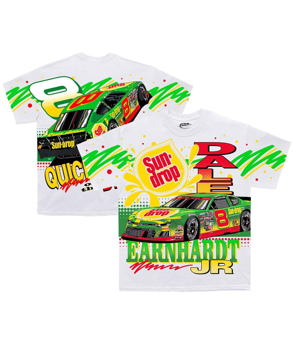 Jr Motorsports Official Team Apparel White Dale Earnhardt Jr. Sun Drop Total Print T-shirt In Green