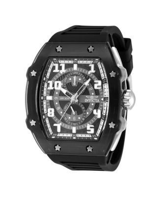 Men's 48450 Invicta Racing Quartz Multifunction Black Dial Watch