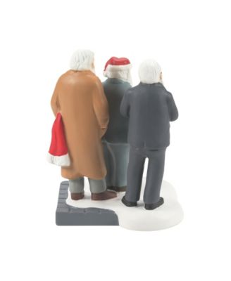 A Shave in Time for Christmas Village Accessory