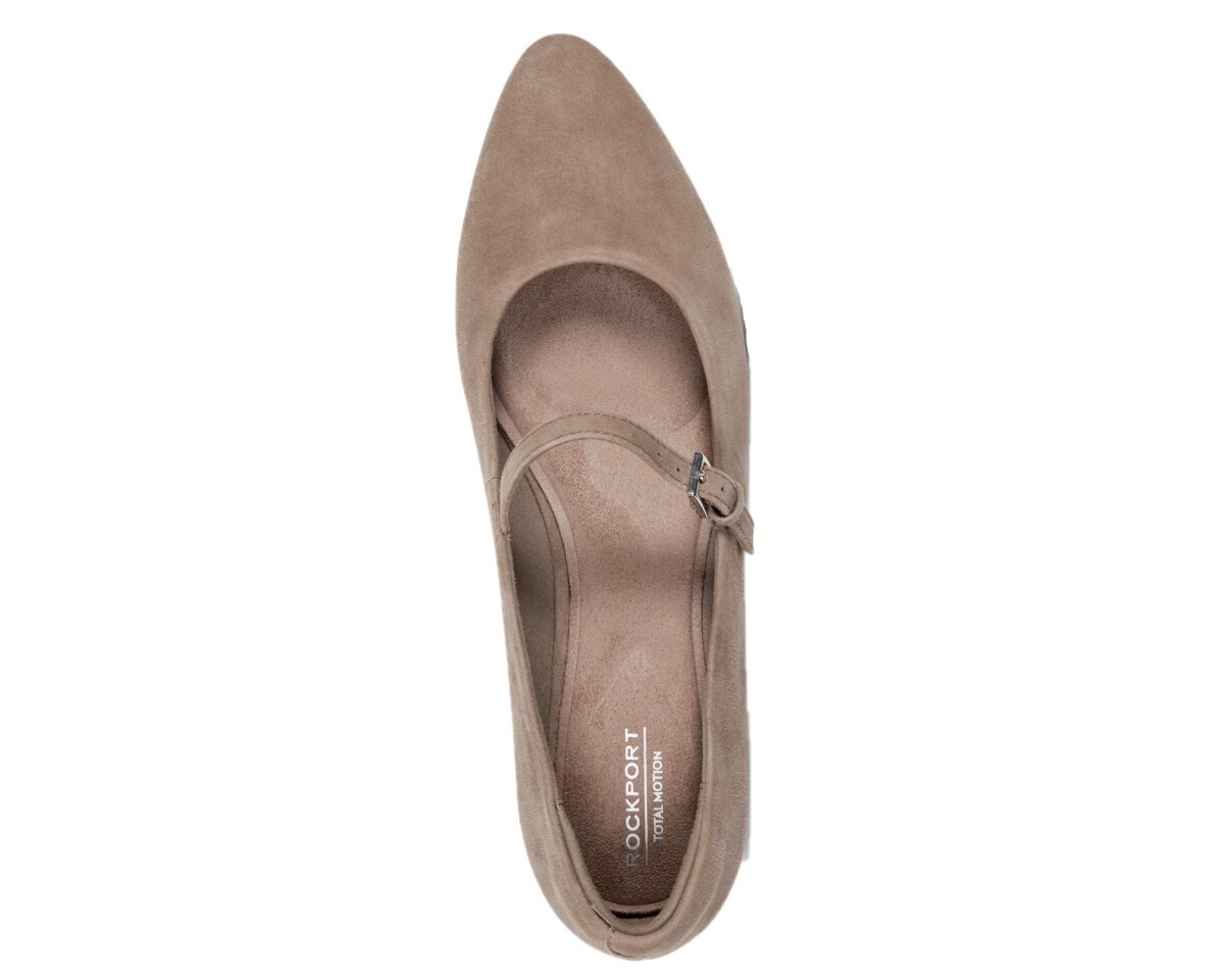 Rockport Taren Pointed Toe Flat In Brown