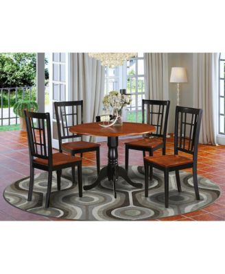 5 Pc Kitchen nook Dining set-Kitchen Table and Kitchen4 Chairs