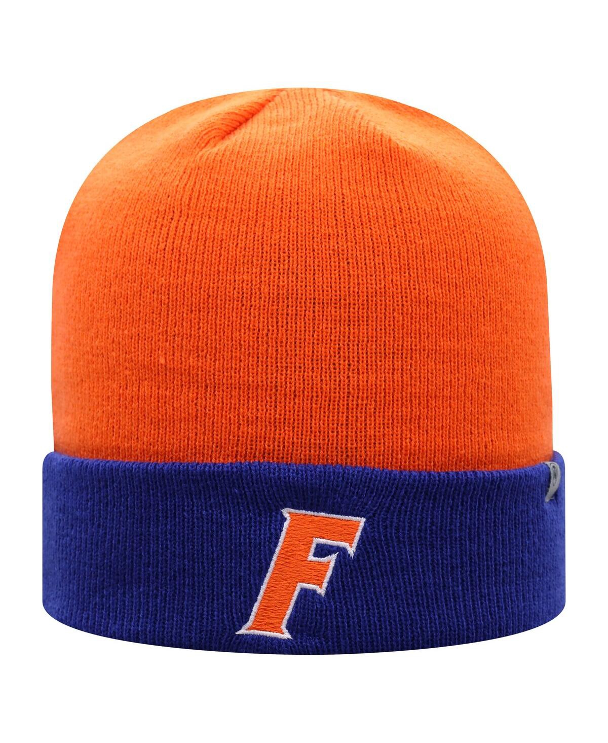 Top Of The World Men's Orange/royal Florida Gators Two-toned Cuffed Knit Hat In Orange