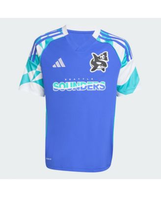 Big Boys and Girls Blue Seattle Sounders FC 2025 Third Replica Jersey