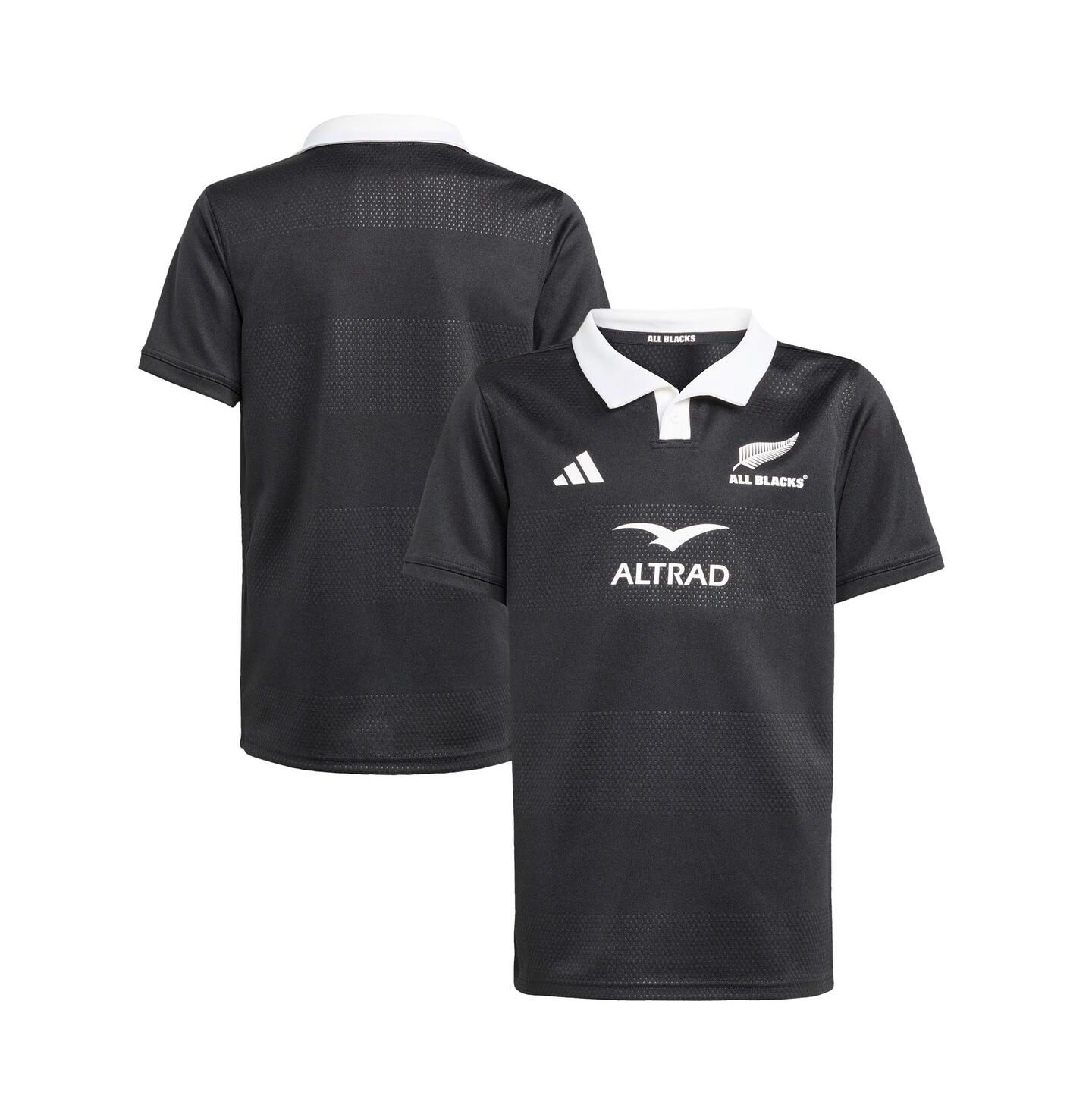 Детская домашняя джерси adidas сборной Новой Зеландии по регби 2025/26 Replica, Black — фото 1