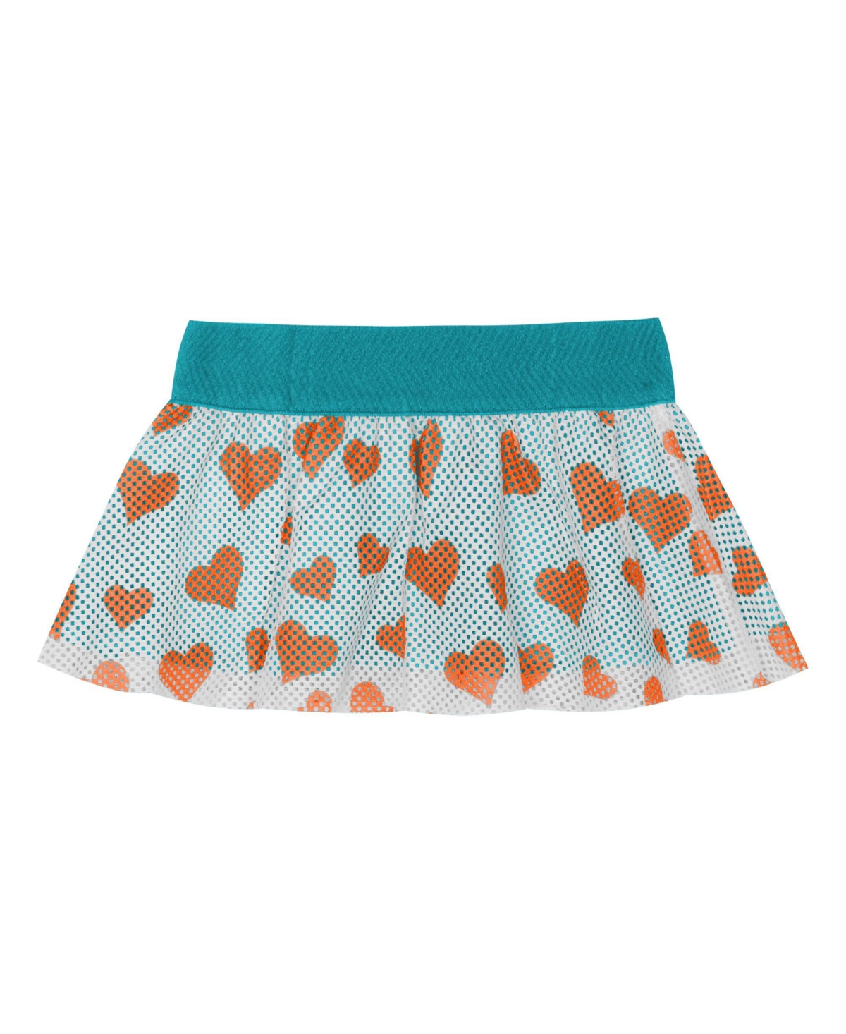 Outerstuff Baby Boys And Girls 2-piece Miami Dolphins Love My Team Bodysuit Skirt Set In White
