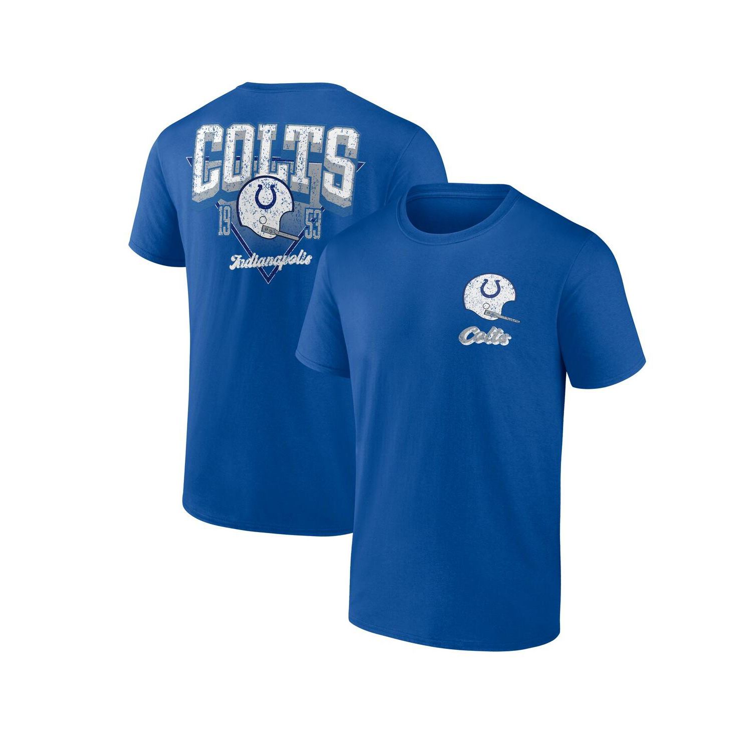 Men's Royal Indianapolis Colts Never Over T-Shirt