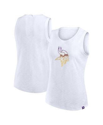 Fanatics - Women's White Minnesota Vikings Slub Tank Top