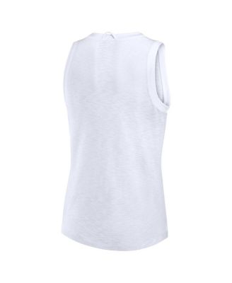 Women's White Oklahoma Sooners Activate Slub Tank Top