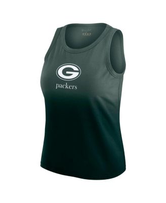 x Gracie Women's Hunt Green Green Bay Packers Ombre Tank Top